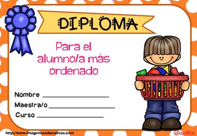 Diplomas FIN DE CURSO para premiar actitud y las capacidades (2)
