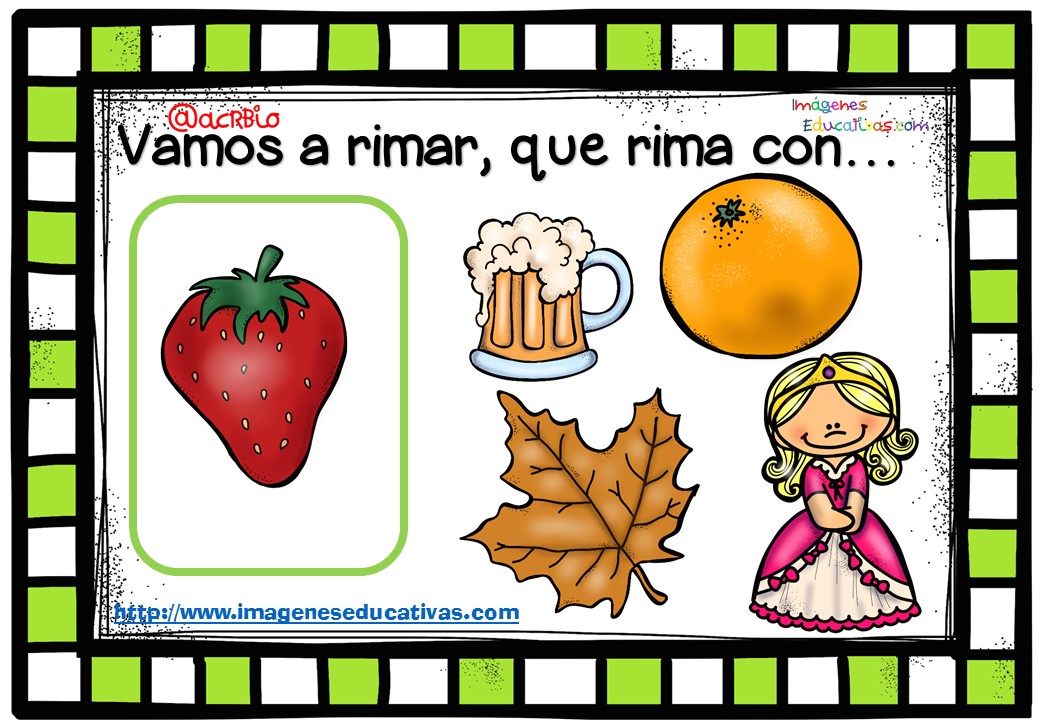 Rimas infantiles, que rima con.. (7) - Imagenes Educativas