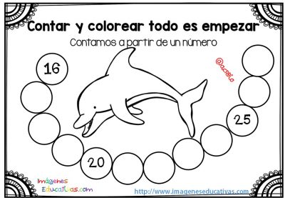 contamos a partir de un número (7)