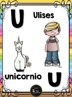 Abecedario nombres propios (25)