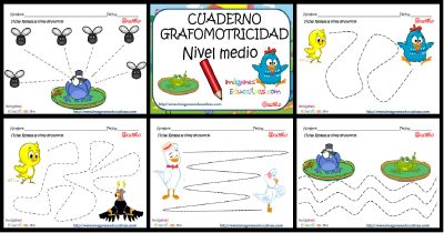 FICHAS Grafomotricidad Nivel Inicial  PORTADA