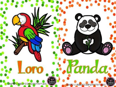 Tarjetas De Animales De Zoológico Y Hábitats (10)