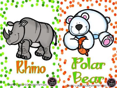 Tarjetas De Animales De Zoológico Y Hábitats (18)