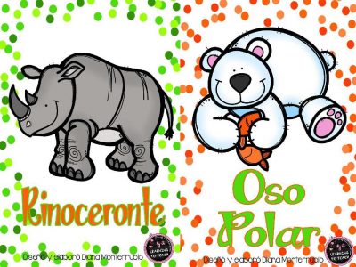 Tarjetas De Animales De Zoológico Y Hábitats (5)