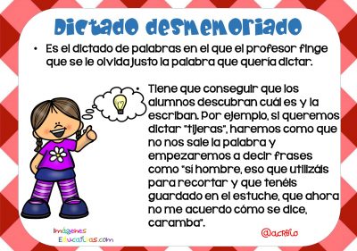 Tipos de dictados (6)