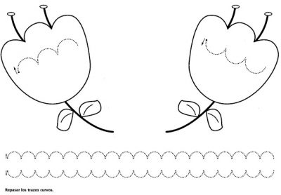 Fichas de grafomotricidad diferentes niveles (8)