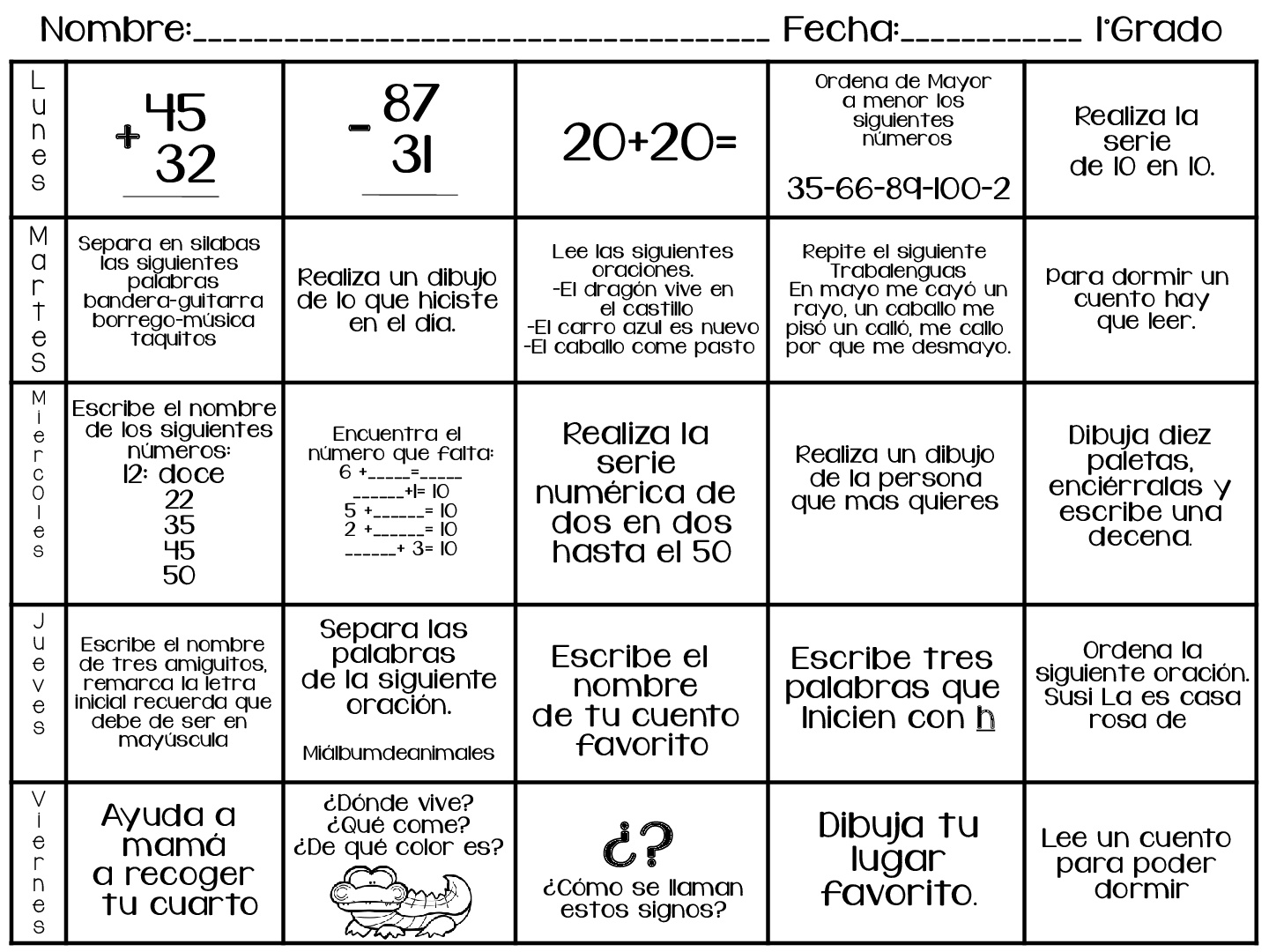 PLANIFICACION DOCENTE PREESCOLAR: SITUACIONES