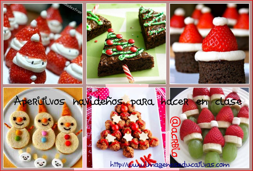 Divertidos Aperitivos Navideños para hacer en clase – Imagenes Educativas