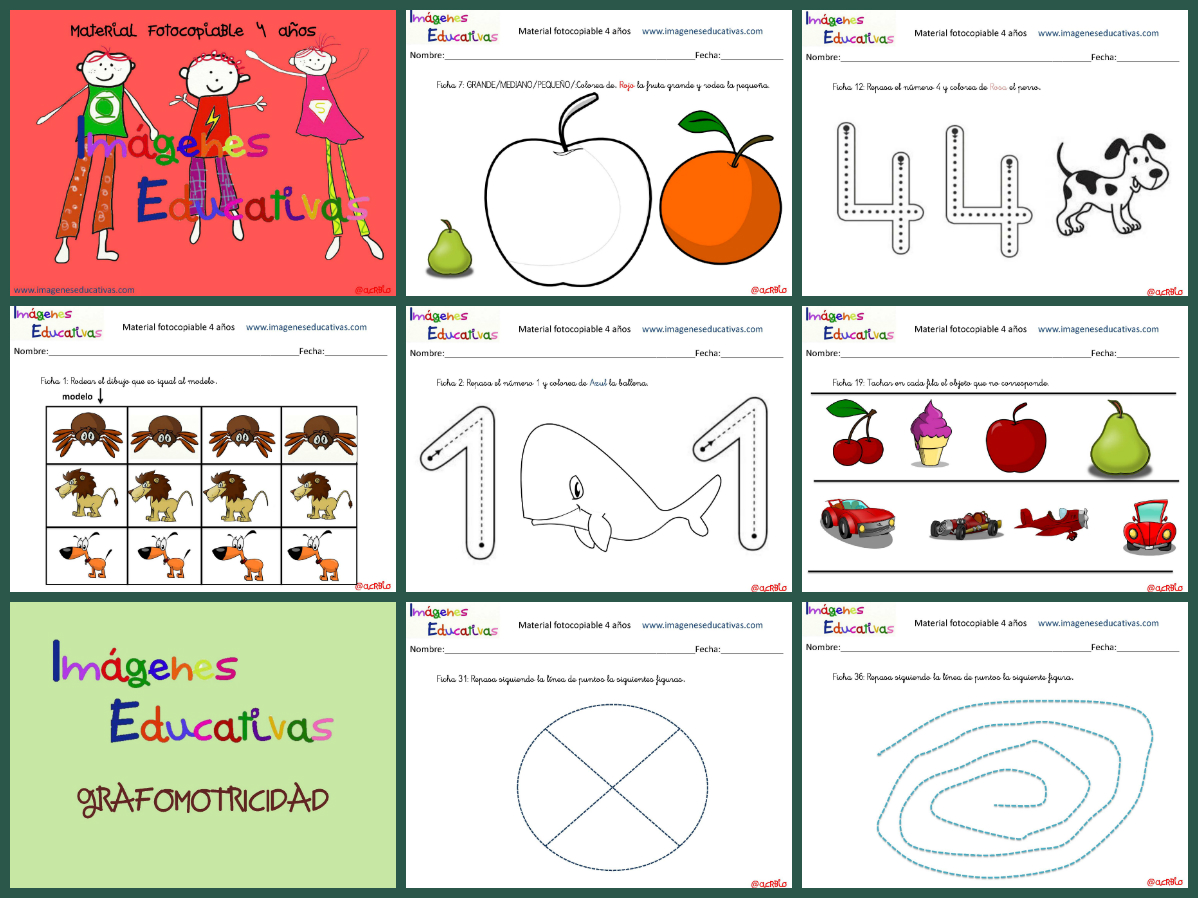 Actividades Escolares Para Un Niño De 4 Años