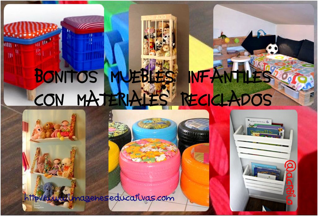 Bonitos y divertidos JUGUETEROS infantiles con materiales reciclados