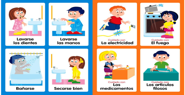 Hábitos de higiene personal y seguridad en el hogar – Imagenes Educativas