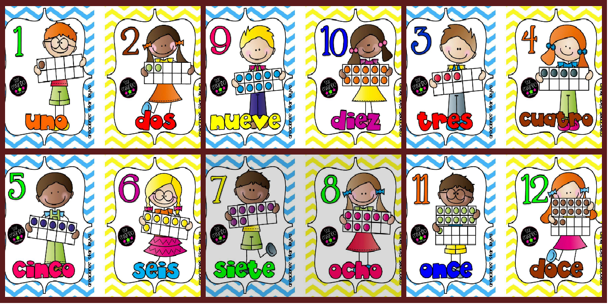 Un Paquete Imprimible De Tarjetas Para Aprender Los Números Del 1 Al 20 Imagenes Educativas