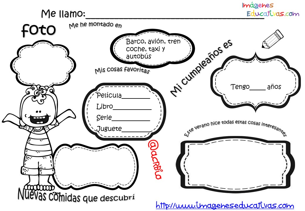 Actividades para los primeros días de clase (11) - Imagenes Educativas