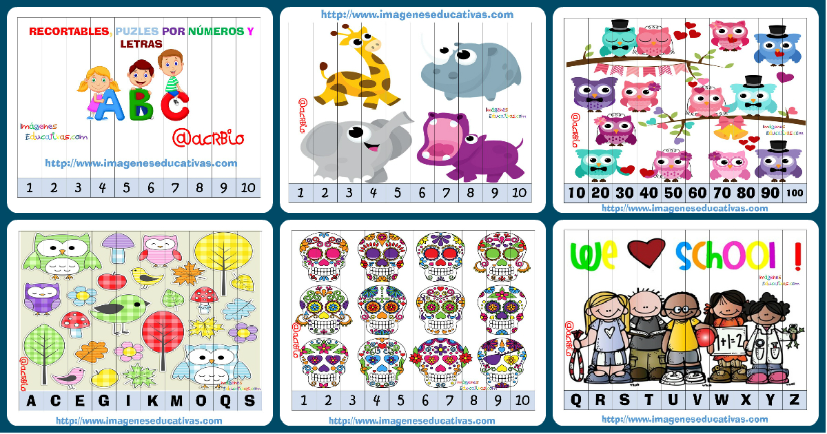 Puzzles recortables online para imprimir