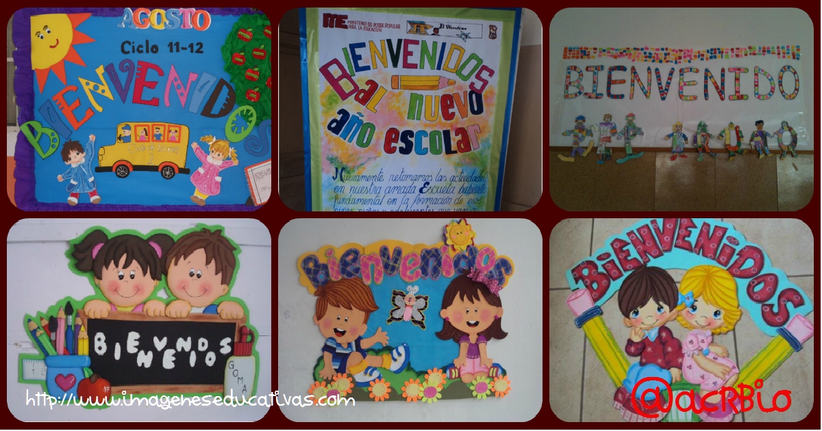 Ideas para el periódico mural del mes de Agosto Mural de Bienvenida