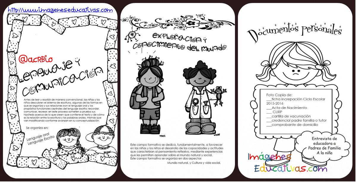 Portadas para el expediente – Imagenes Educativas