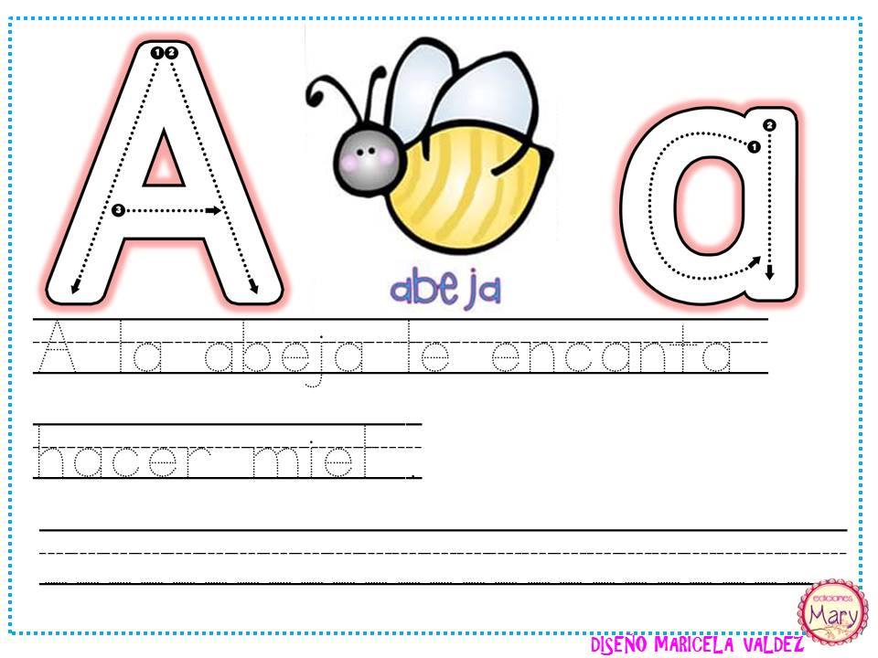 Abecedario Aprendemos A Escribir 3 Imagenes Educativas