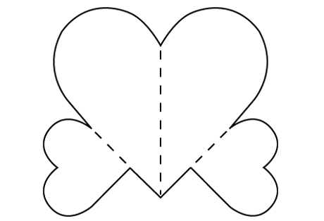picture San Valentín Moldes De Corazones Para Imprimir Y Recortar imagenes educativas