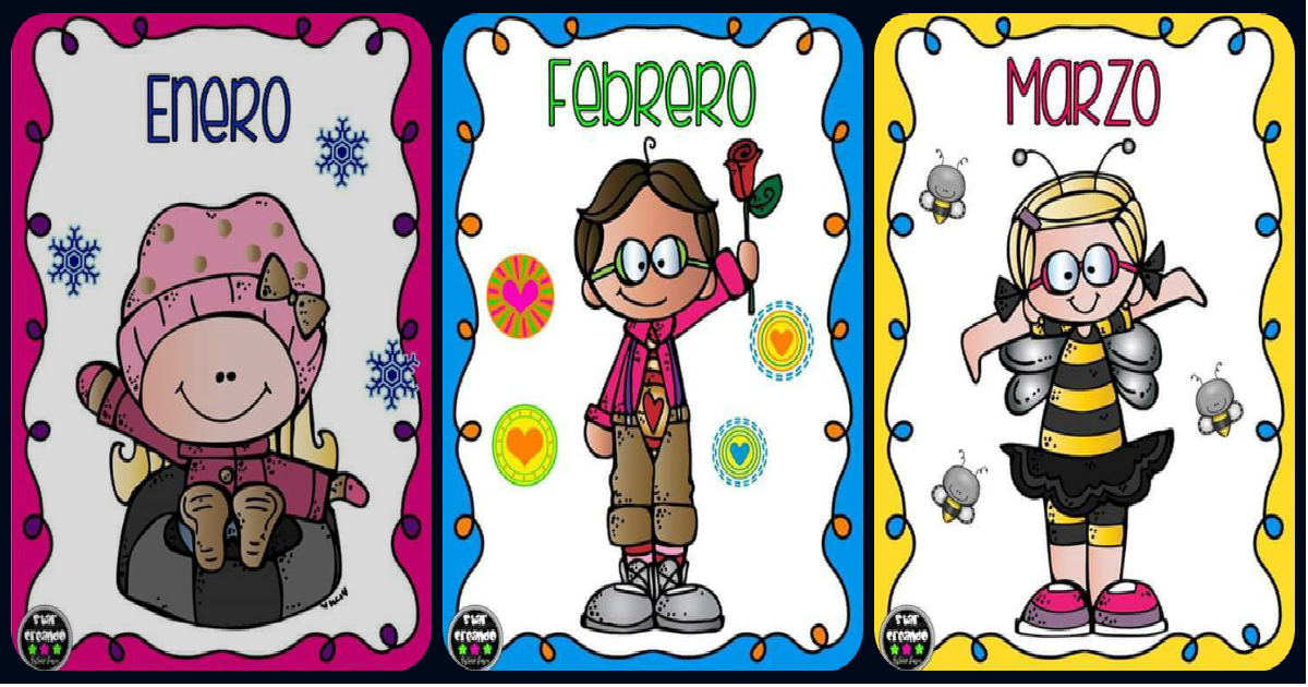 Portadas meses del año, para nuestras planeaciones y carpetas – Imagenes Educativas Portadas meses del año, para nuestras planeaciones y carpetas – Imagenes Educativas