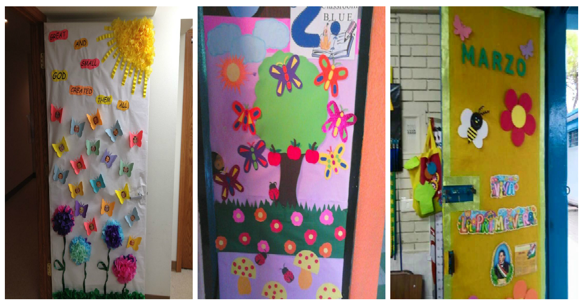 Colección de puertas para decorar tu clase en marzo “llega la primavera” –  Imagenes Educativas