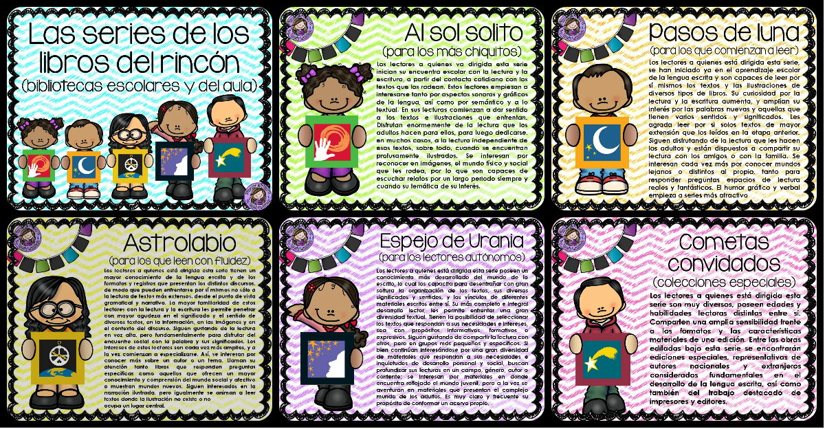 Las series de los libros del rincón de lectura en la BIBLIOTECA ESCOLAR –  Imagenes Educativas