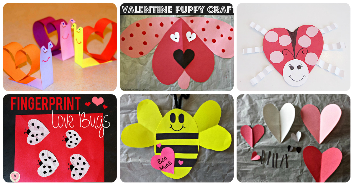 Colección de manualidades creativas para el 14 de febrero San Valentín, día  del amor y de la amistad – Imagenes Educativas