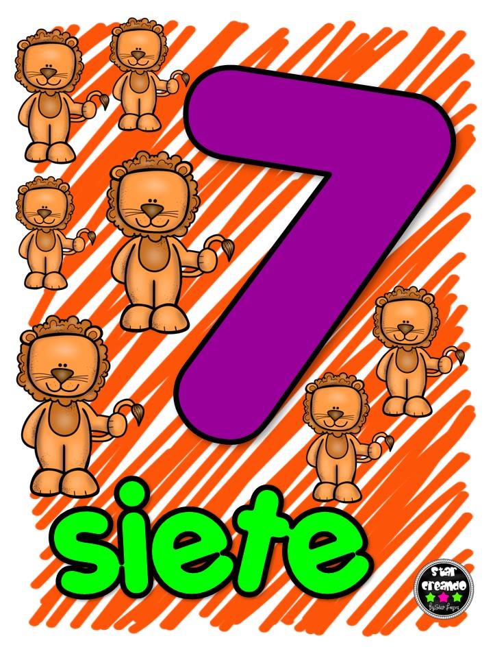 Numeros 1 10 De Star Leyva 7 Imagenes Educativas