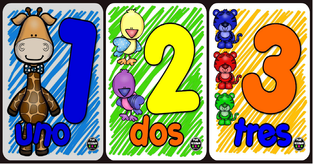 Los Numeros Del 1 Al 20 Para Niños De Preescolar