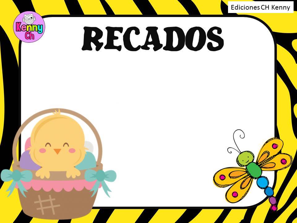 Carteles para notas avisos y recados (4) – Imagenes Educativas