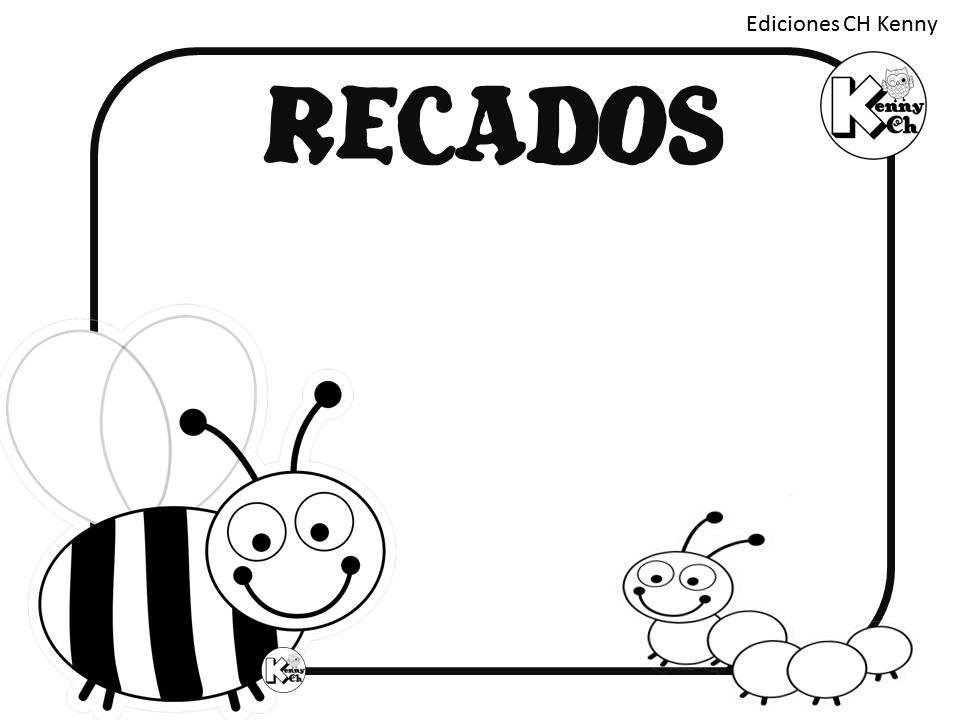 Carteles para notas avisos y recados (9) – Imagenes Educativas