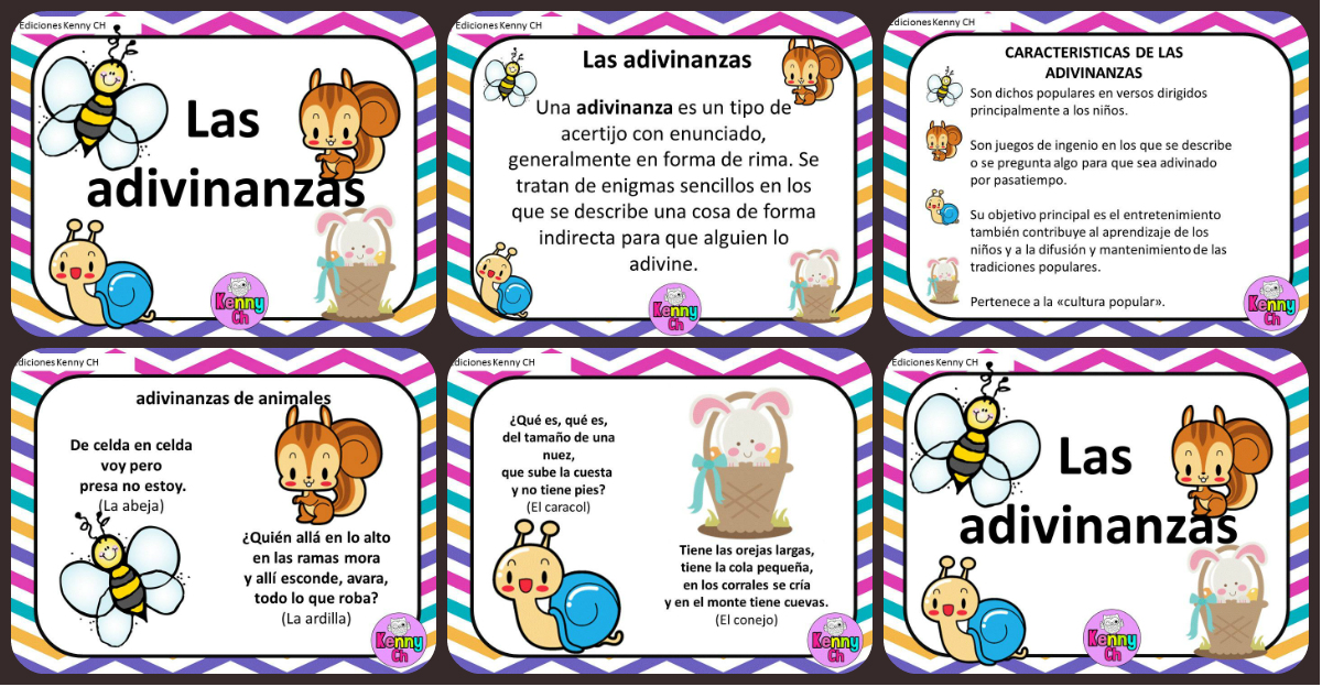 Las adivinanzas PORTADA – Imagenes Educativas