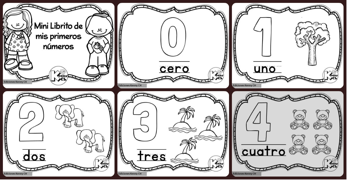 Aprendo los números del 1 al 10 . Los pequeños Montessori – Abrecuentos