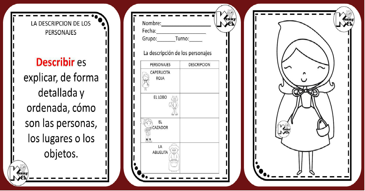 Trabajmos la descripción con cuentos PORTADA – Imagenes Educativas