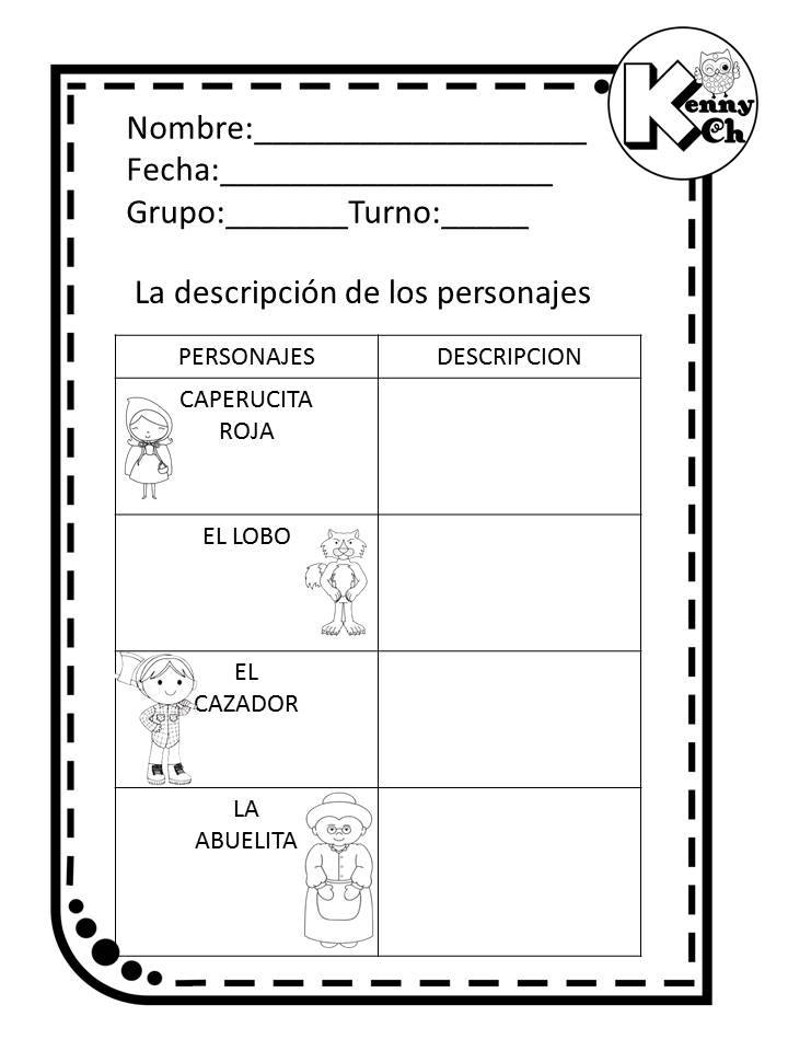 Trabajmos La Descripción Con Cuentos 2 Imagenes Educativas