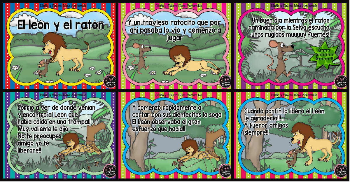 Fábulas para niños. El león y el ratón EN IMÁGENES – Imagenes Educativas Fábulas para niños. El león y el ratón EN IMÁGENES – Imagenes Educativas