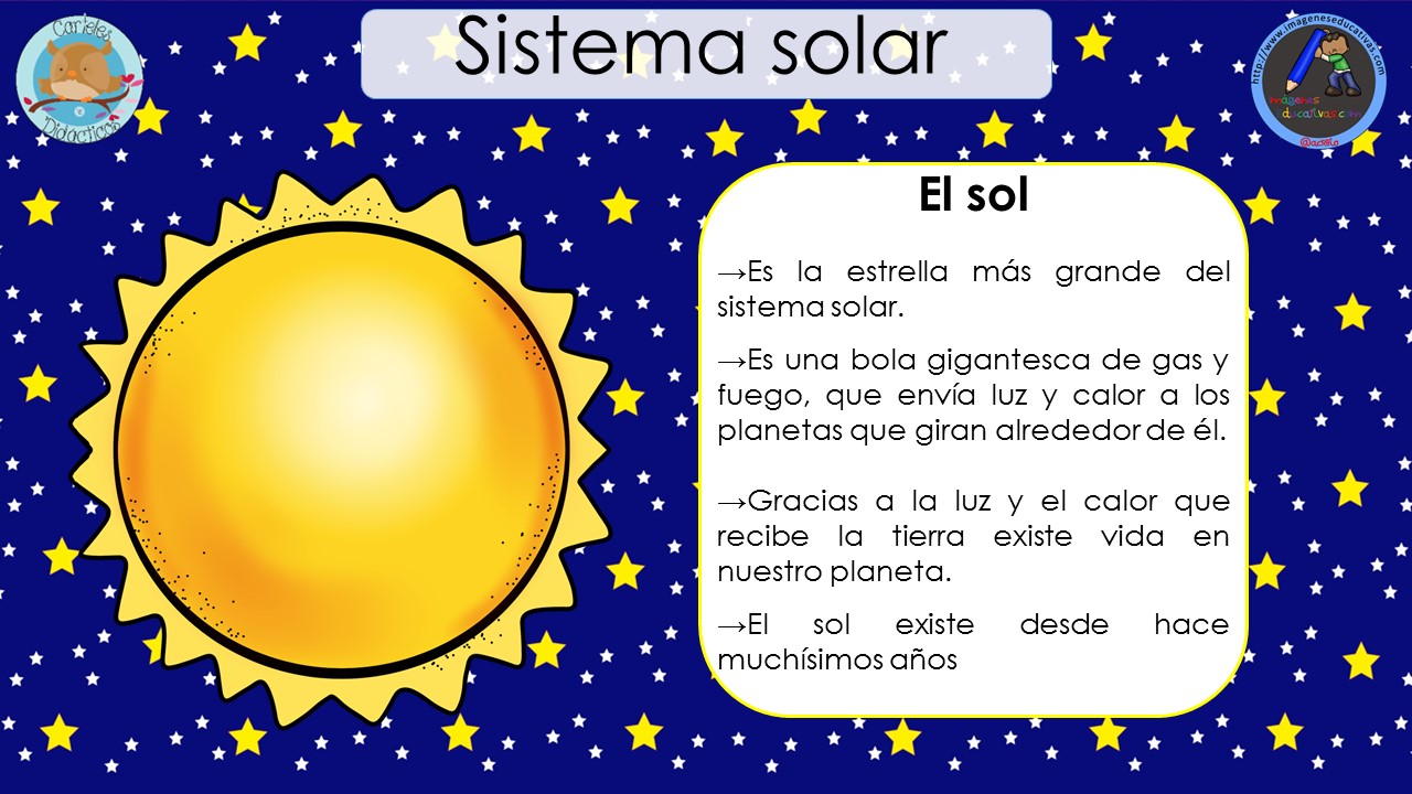 Caracteristicas Del Sol La Luna Y Las Estrellas Para Niños
