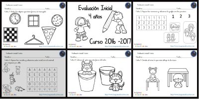 Evaluación inicial 4 años 2016-2017 PORTADA