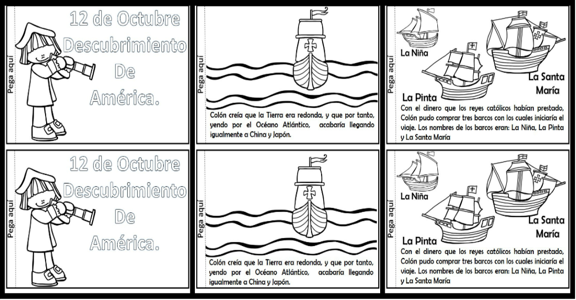 Libro interactivo Descubrimiento de América Cristobal Colón – Imagenes  Educativas