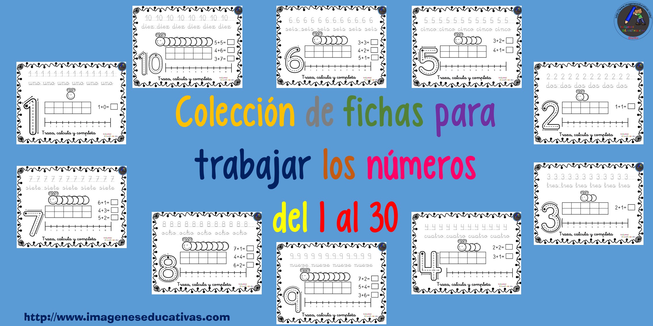 Numeros Del 1 Al 30 Para Remarcar www.imageneseducativas.com