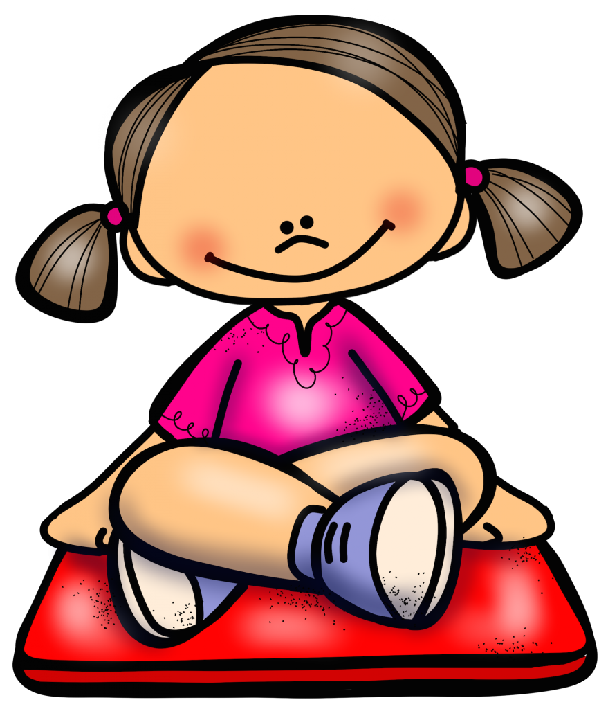 kid sitting on mat girl Imagenes Educativas