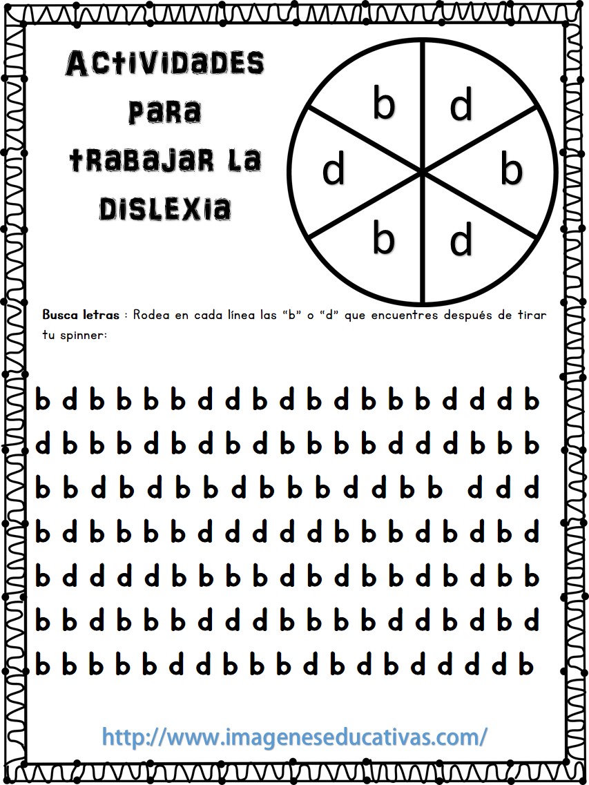 Actividades para trabajar la dislexia (2) Imagenes Educativas