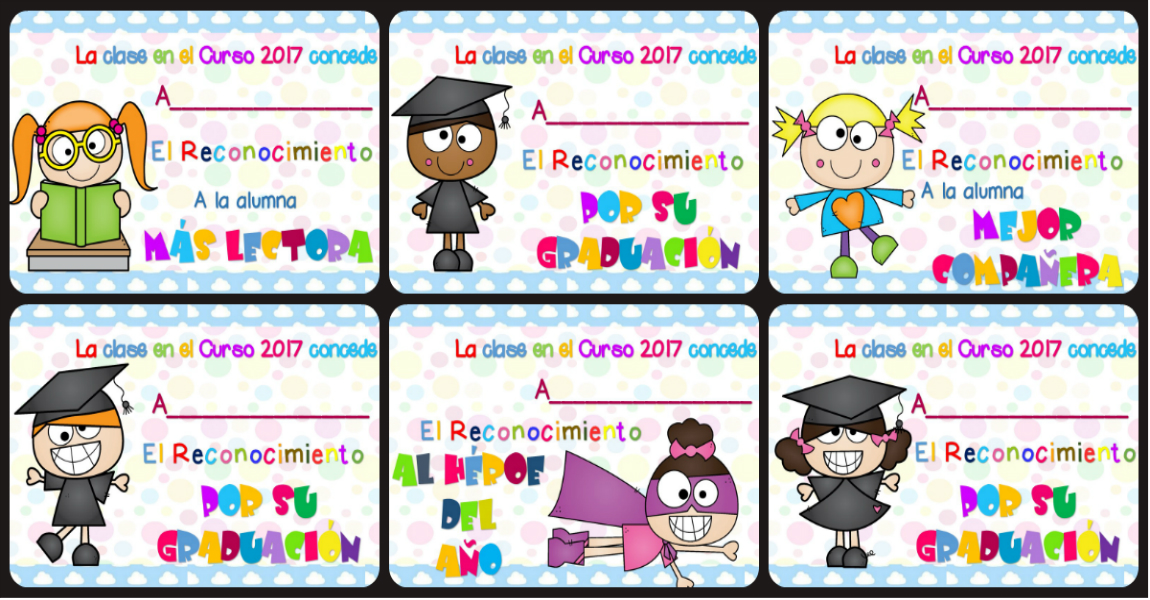formatos para reconocimientos editables