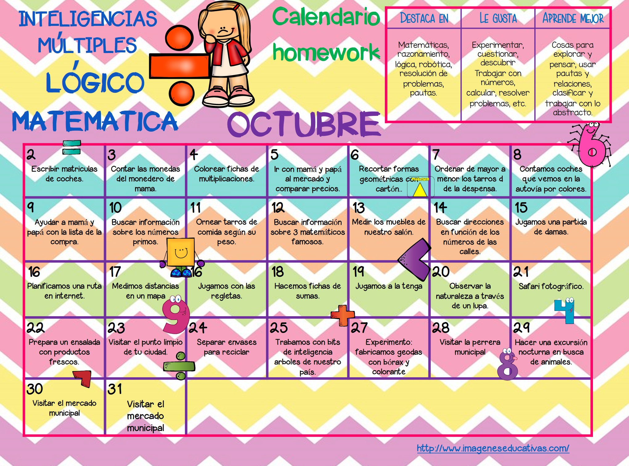 formatos de calendarios 2018