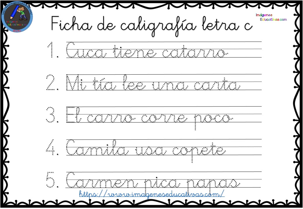 Cuaderno De Caligrafía Por Letras 28 Imagenes Educativas