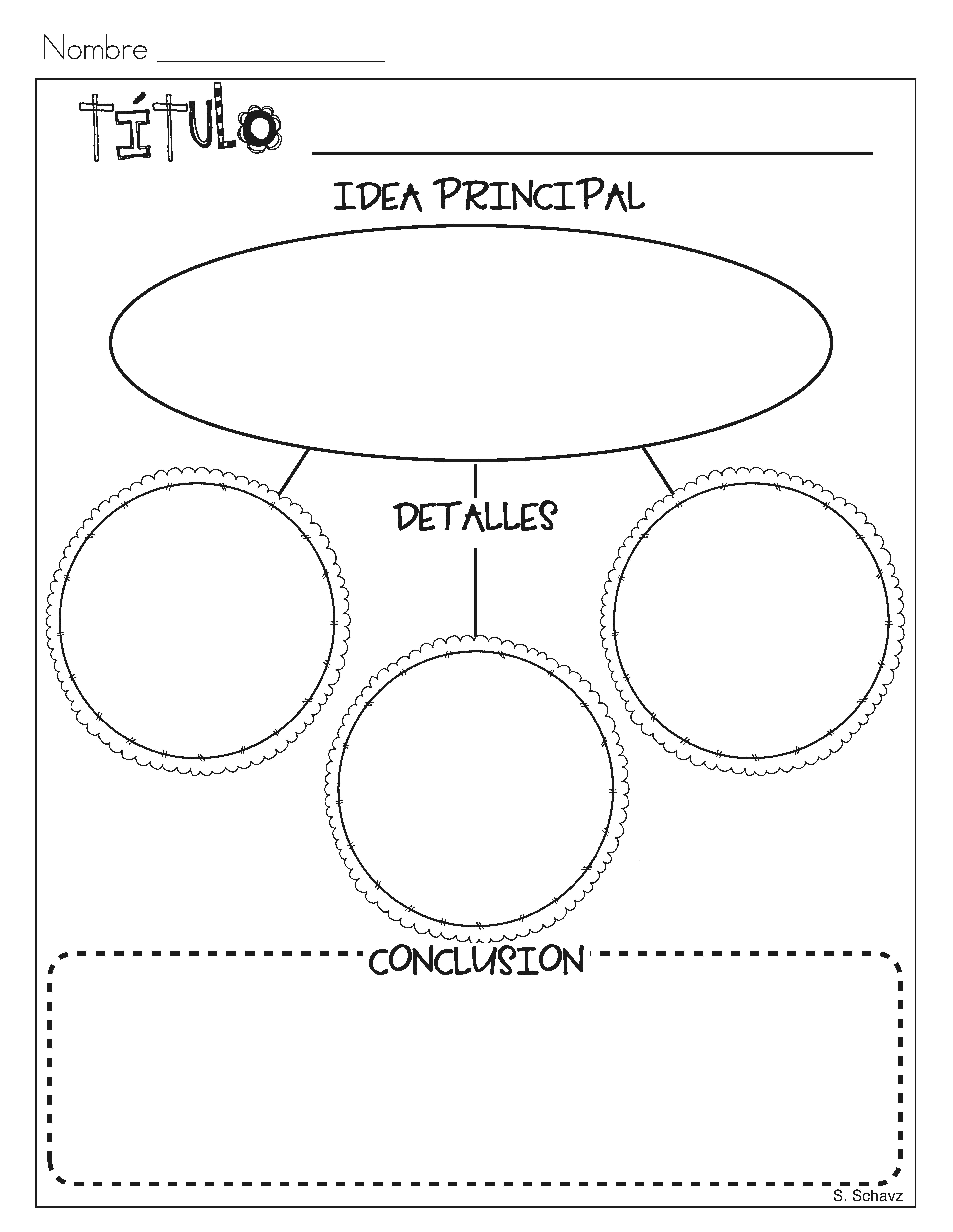 Colección de organizadores gráficos para múltiples