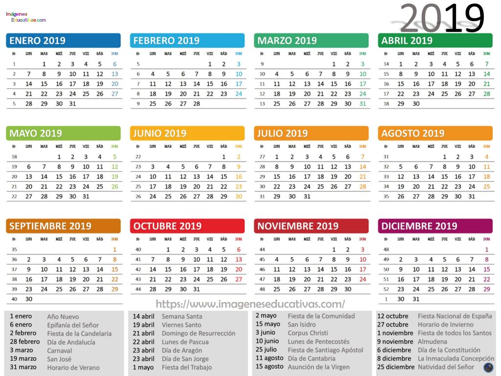 Calendario 2019 para adolescentes en Argentina - ¡Imprímelo! Calendario 2019 para adolescentes en Argentina - ¡Imprímelo!