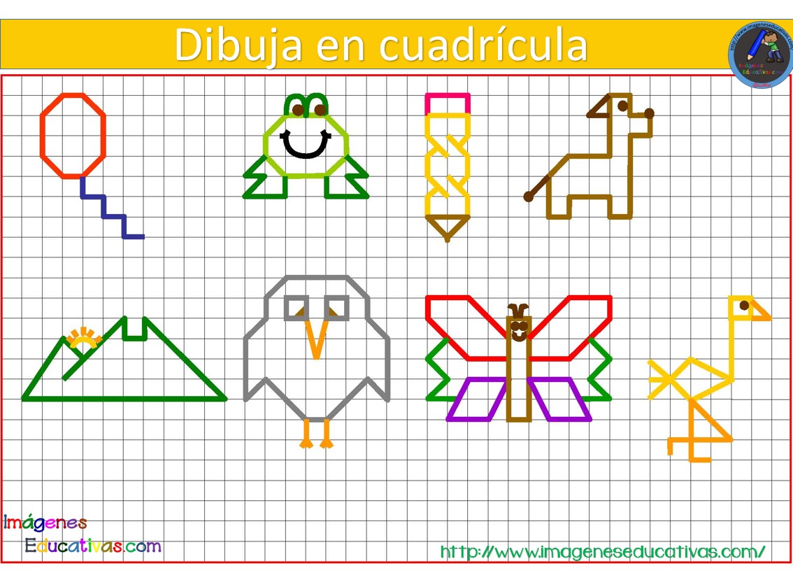 Dibujos con cuadrícula para niños (8) – Imagenes Educativas