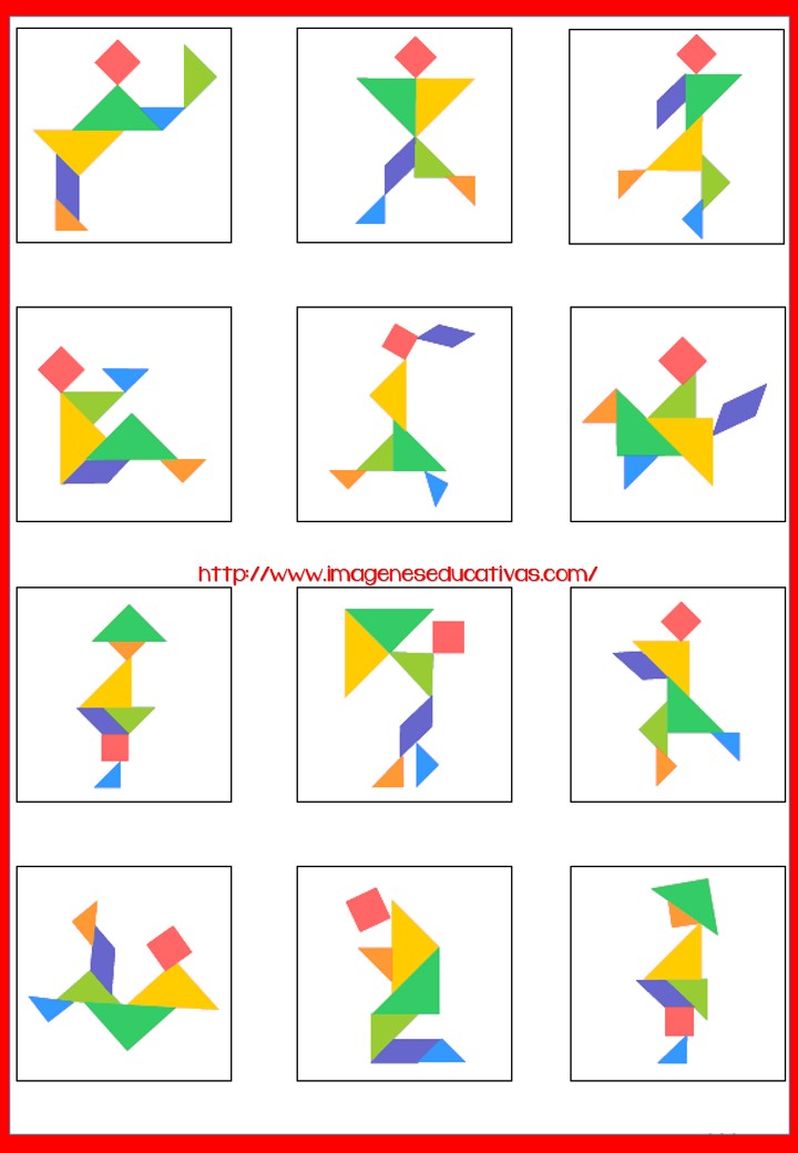 Tangram Figuras Para Imprimir 6 Imagenes Educativas