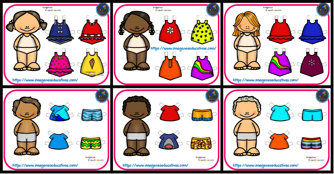 Muñecas de Papel Recortables: Colorea, recorta y juega - 2 muñecas de papel  + 40 trajes - Para niñas de 4 a 7 años. (Spanish Edition)