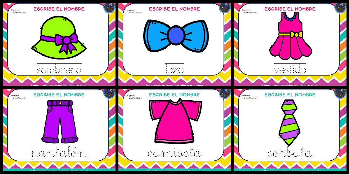 Vocabulario de la ropa y de los complementos en formato tarjetas - Imagenes Educativas vocabulario-de-la-ropa-y-de-los-complementos-en-formato-tarjetas-imagenes-educativas
